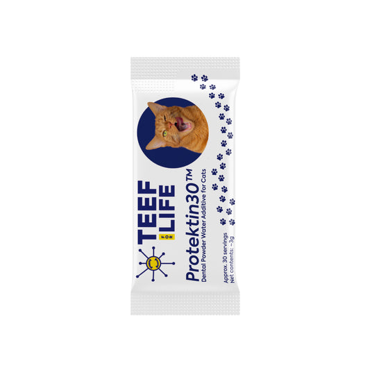 Refill Powder Packet: TEEF for Life - Protektin30™ Prebiotic Dental Powder for Cats