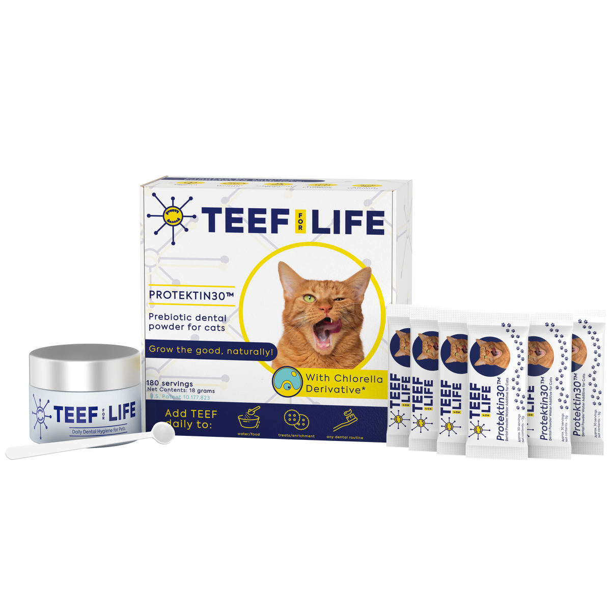 TEEF for Life - Protektin30™ - Kit: Prebiotic Dental Powder for TEEF for Life - Protektin30™ - Kit: Prebiotic Dental Powder for