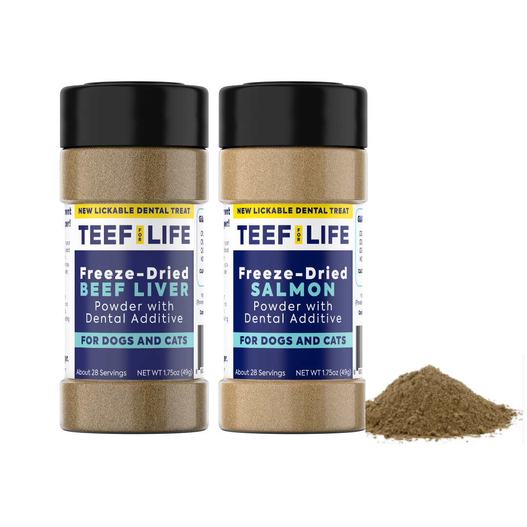 BUNDLE DISCOUNT! - Lickable Treat Powder (Beef Liver & Salmon)